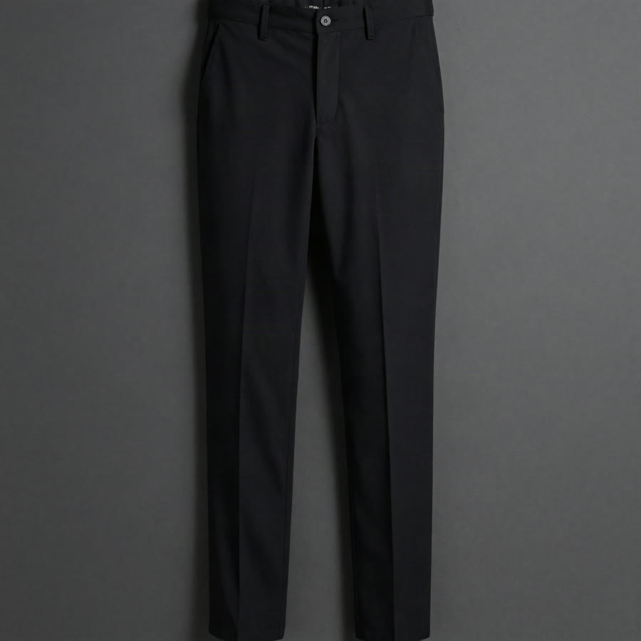 Pantalón sastre negro doblado